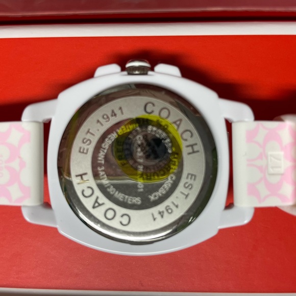 NWT Coach rubber watch, white - Picture 3 of 9